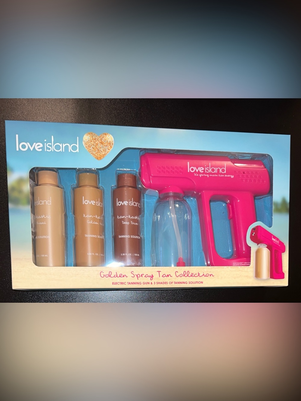 Love Island Golden Spray Tan Collection